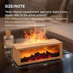 TMEHM Fireplace Flame Air Diffuser Humidifier, 7 Colors Aromatherapy Essential - Image 2
