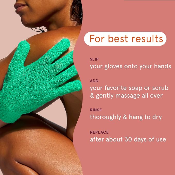 Clean Logic Stretch Bath & Shower Gloves - Image 7