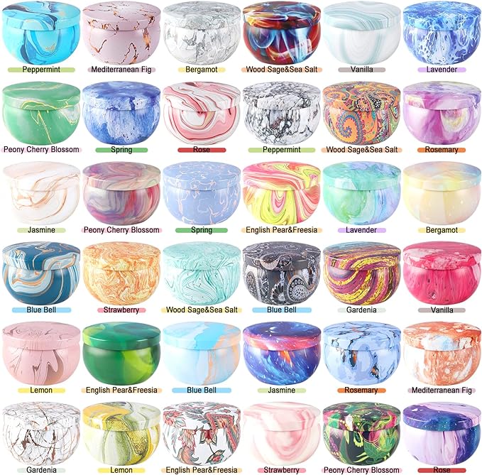 WPONSZU 36 Pack Scented Candles Gift Set - Image 2
