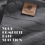 Gray Bath Towel Set of 6 - Image 3