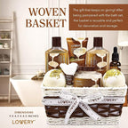 Gifts For Women Gift Basket for Women– 9 Piece Set of Vanilla Coconut Home Spa - Image 9