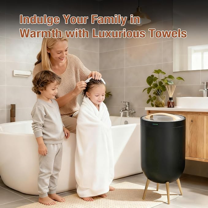 Luxury Towel Warmer Bucket, 23L Large Towel Warmers - Image 7
