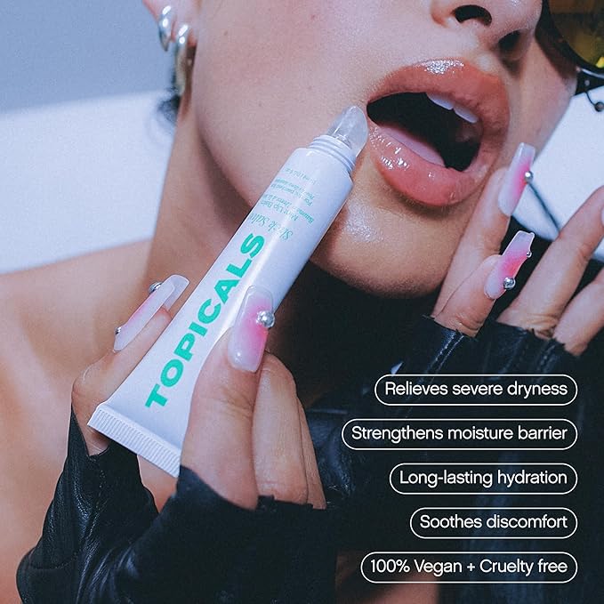 Topicals Slick Salve Mint Glossy Lip Balm | Soothes Discomfort, Strengthens - Image 2