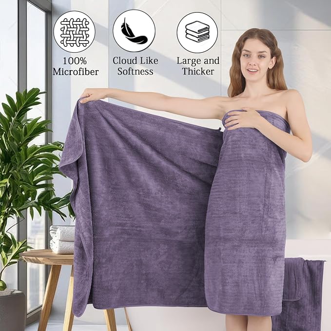 18 Piece Family Bath Towel Set Include 6 Bath Towels, 6 Hand Towels and 6 - Image 9