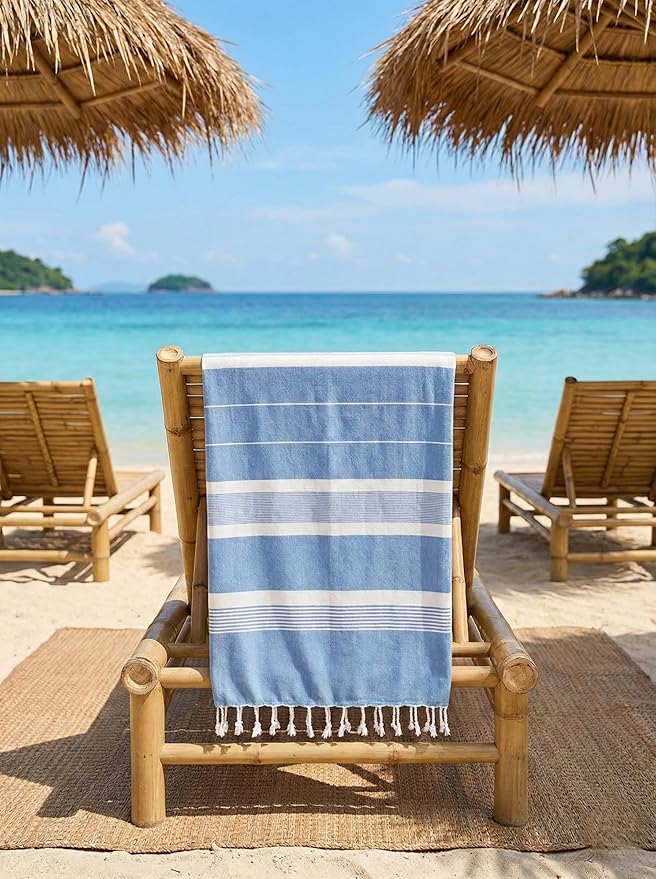 Cotton Turkish Beach Towel - Image 3