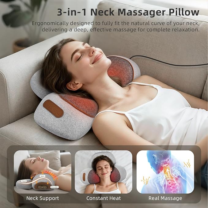 3-in-1 Neck Massager Pillow - Image 3