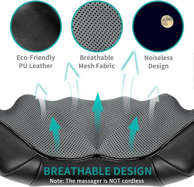 Nekteck Shiatsu Neck and Back Massager - Image 7