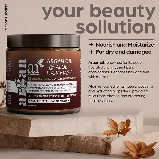 Artnaturals Argan Hair Mask Conditioner - Image 2