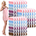 SmoothNovelty 18 Pack Microfiber Bath Towels Bulk 27'' x 60'' Oversized Size by SmoothNovelty