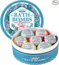 Bath Bombs Set, 7 Packs Bubble Fizzies Relaxation by BlissfulOasis