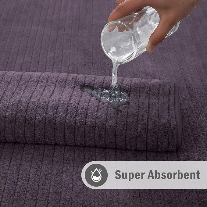 Hailea Hand Towels Set 16x31 Inches, Soft Microfibers Bathroom Towel Set 2 Pack - Image 6
