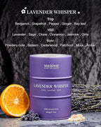 M&SENSE Large Lavender Soy Candles - Image 2