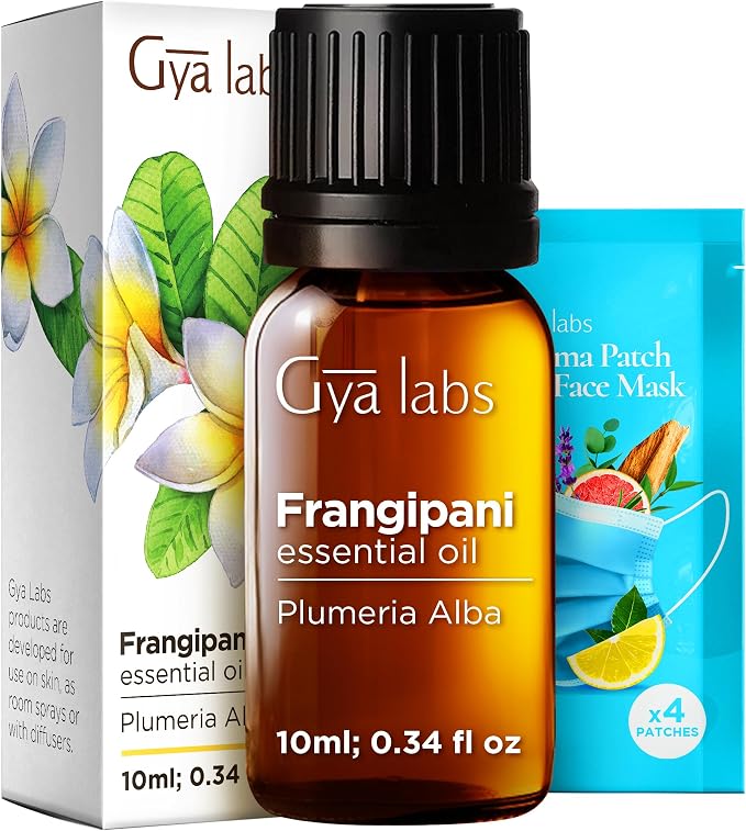100% Pure Frangipani Essential Oil by GyaLabs