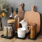 Gurygo 8" Bathroom Trays, Ceramic Vanity Trays - Image 4