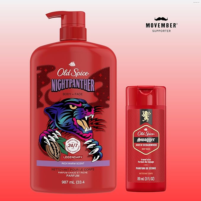 Old Spice Cleansing Body Wash for Men, 3X Defense, 24/7 Shower Fresh - Image 2
