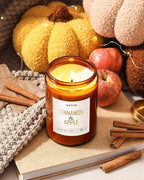 AOOVOO Apple Cinnamon Candles - 22 oz Scented Candles - Image 2