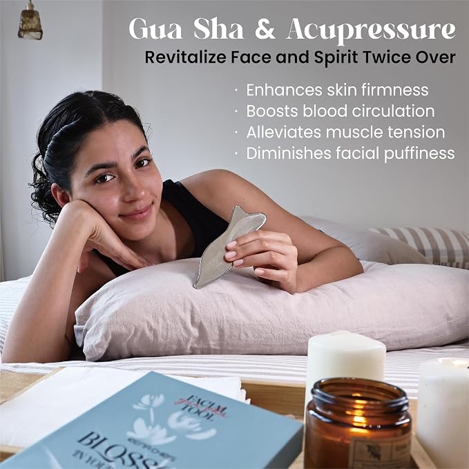 Rena Chris Stainless Steel Gua Sha Facial Tools - Image 5