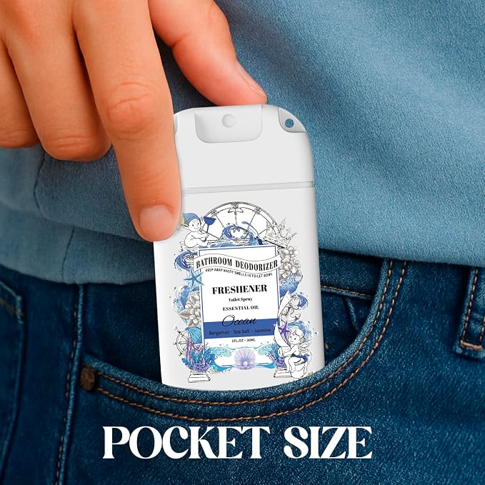 Pocket Size Toilet Spray with Removable Hook, 30ml Travel Essentials Variety 3 - Image 5