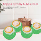 Bath Bombs Salt Balls, Eucalyptus Extract Essential Oils, Moisturizing Dry Skin - Image 2