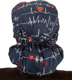 Sparkling EARTH Big Hair Ponytail Classic Surgical Style Scrub Working Cap - Image 2