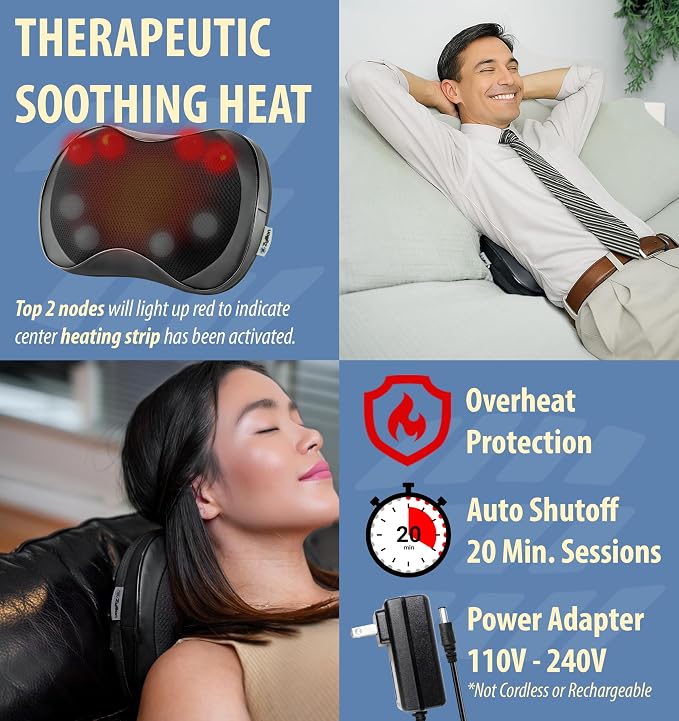 Zyllion Shiatsu Back and Neck Massager - Image 3