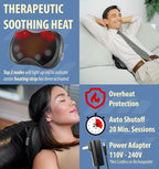Zyllion Shiatsu Back and Neck Massager - Image 3