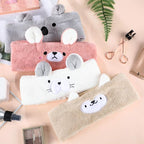 Chuangdi 4 Pieces Animal Hair Bands Face Wash Headband Spa Animal Ears - Image 7