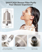 SANYCASA Hard Water Shower Filter - Image 4
