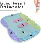 Foot Scrubber Mat Large Feet Scrubber in Shower + Pumice Stone 2 Pack - Image 3