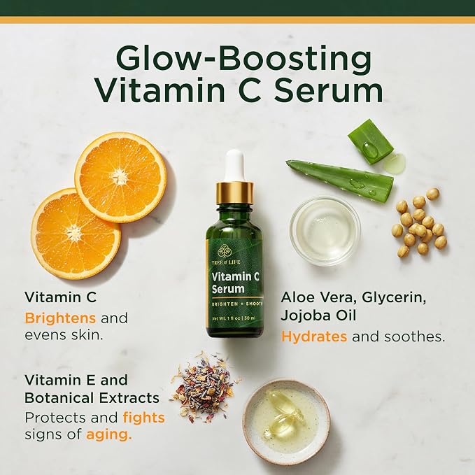 Tree of Life Vitamin C Serum For Face - Image 2