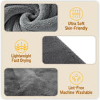 MAYOKEN® 12PCS U-Shaped Microfiber Facial Towels - Image 3