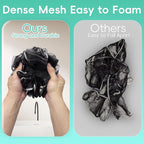 Loofah 4 Pack 75g Extra Large Loofa Set Soft Bath Sponge Thick Body Wash Puffs - Image 4
