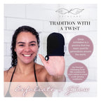 Seraphic Skincare Premium Exfoliating Facial Mitt – Dual-Sided Face Scrubber - Image 7