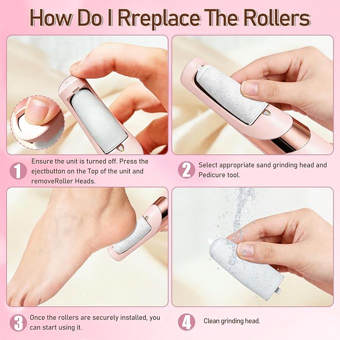 Callus Remover for Feet，Electric Foot Callus Remover - Image 3