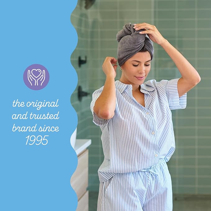 Turbie Twist 2-Pack Microfiber Hair Towel - Image 6