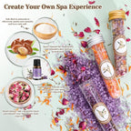 JUYRLE Bath Salts Making Kit- 31PCS DIY Bath Salts Making Kit, Make Your Own - Image 5