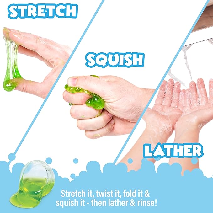 Tub Works Super Goo Bath Slime 'Surprise' Bombs, 6 Pack | Kids Bath Bombs - Image 5