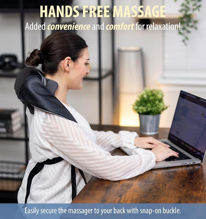 Zyllion Cordless Neck and Shoulder Massager - Image 3