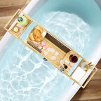 Bathtub Tray - Luxury Bamboo Bathtub Tray - Image 6