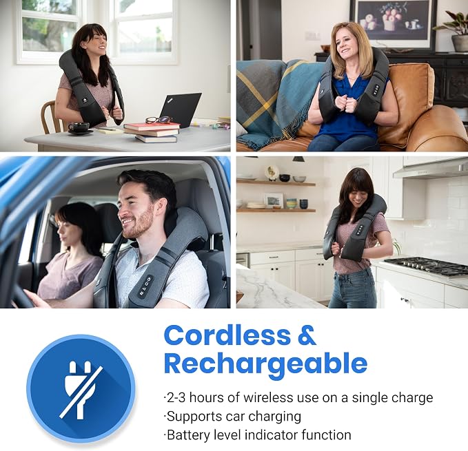 Etekcity FSA Eligible Cordless Neck Massager - Image 4