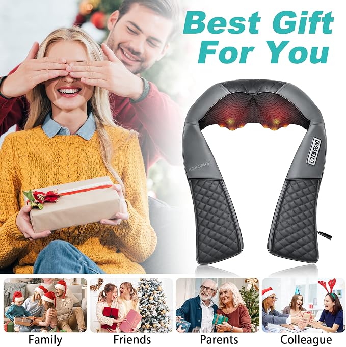 Medcursor Neck Massager, Portable Electric Shiatsu Back Massage Device - Image 7