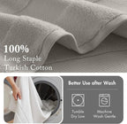 Madison Park Turkish 100% Cotton 600Gsm Luxury Premium Thick Soft Abosorbant - Image 5