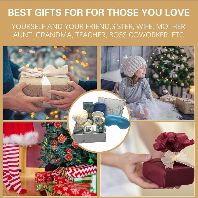Spa Gift Baskets for Women, Luxury Self Care Gifts for Mom, Get Well Soon Gifts - Image 7