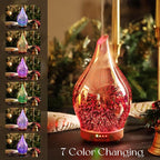 Porseme Essential Oil Diffuser 3D Firework Glass Aromatherapy Ultrasonic - Image 2