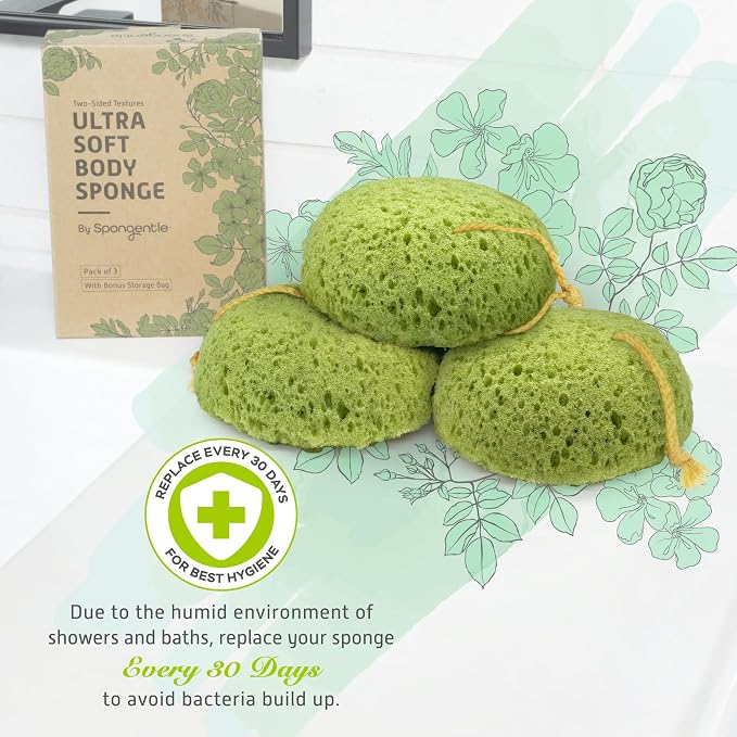 Spongentle Loofah Sponge for Shower and Bathing, Bath Sponge - Image 6