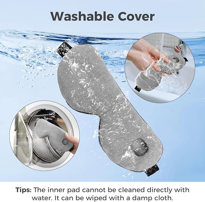 Heated Eye Mask for Dry Eyes, Cordless Warm Eye Compress - Image 7