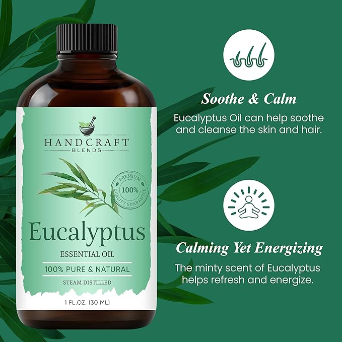Handcraft Blends Eucalyptus Essential Oil – 1 Fl Oz – 100% Pure and Natural – - Image 4