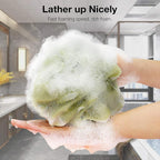 DadyMart Bath Shower Loofah Sponge 60g Bath Mesh Pouf Shower Ball Body Scrubber - Image 2