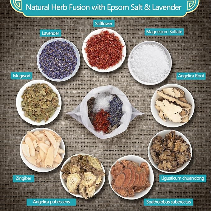 Fasplendor Epsom Salt Foot Soak Sachets - Image 4