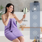 POLYTE 430 GSM Microfiber Oversize Quick Dry Lint Free Bath Towel, 60 x 30 in - Image 6